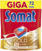 Таблетки для посудомоечной машины SOMAT Gold, 72шт Сербия, 72 шт