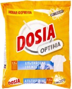 Стиральный порошок Dosia Optima Альпийская свежесть, 1,2 кг., пластиковый пакет