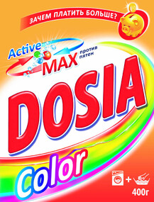 Стиральный порошок Dosia Color Active Max, 400 г