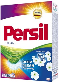 Стиральный порошок Persil Color, свежесть Vernel, автомат, 450 г
