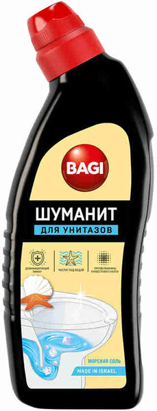 Средство чистящее для унитаза Bagi Шуманит морская соль гель 650 мл