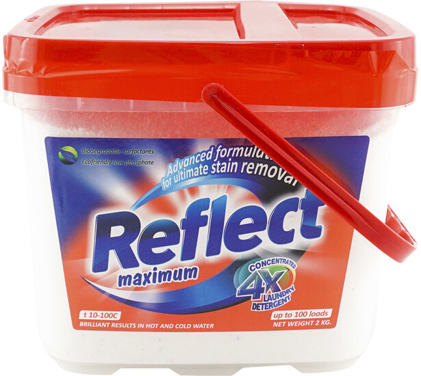 Стиральный порошок Reflect Maximum для цветного и белого белья концентрированный 2 кг