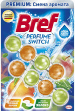 Средство чистящее для унитаза Bref Perfume Switch Персик-яблоко 2 штуки по 50 г