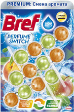 Средство чистящее для унитаза Bref Perfume Switch Персик-яблоко 3 штуки по 50 г