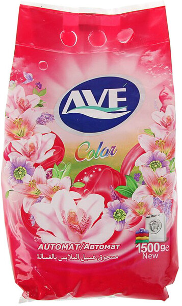 Cтиральный порошок Ave для цветных вещей автомат 1,5 кг