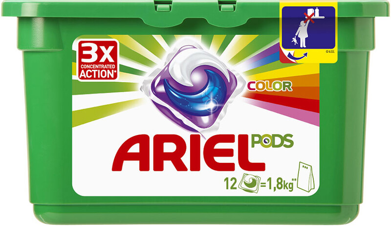 Капсулы для стирки Ariel Pods Color & Style 12 шт