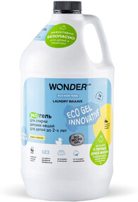 Гель для стирки Wonder Lab Laundry Waaave для детского белья Пудра и ваниль 3.78л