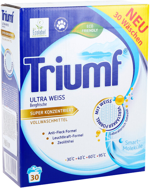 Порошок стиральный Triumf ultra white 1.8 кг