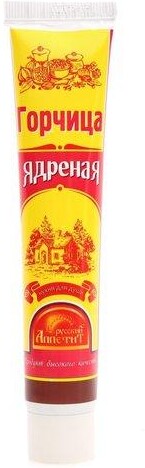 Горчица Русский Аппетит ядреная, 100 гр., ПЭТ