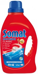 Порошок для посудомоечной машины SOMAT Classic, 1,5кг Россия, 1,5 кг