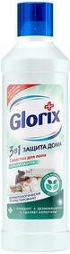 Средство для мытья пола Glorix Защита дома 3 в 1 Нежная забота жидкое 1 л