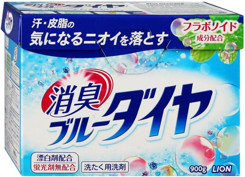 Стиральный порошок Lion Голубой бриллиант дезодорирующий ферментный 900 г