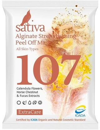 Маска альгинатная Sativa №107, укрепляющая, 15 г