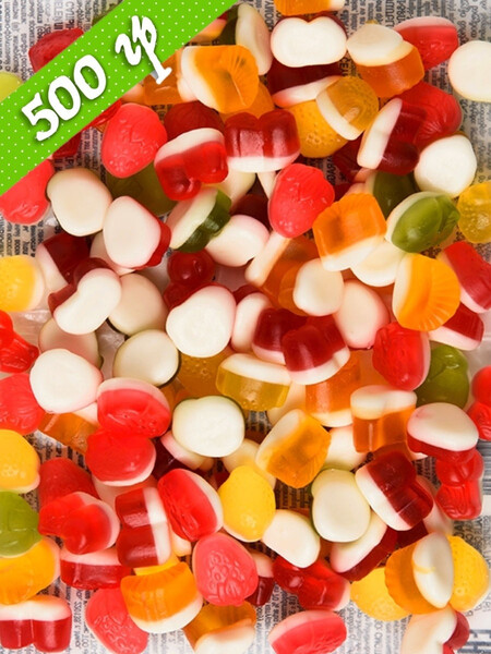 KDV / Сочный жевательный мармелад маяма Ассорти, 500 гр.  