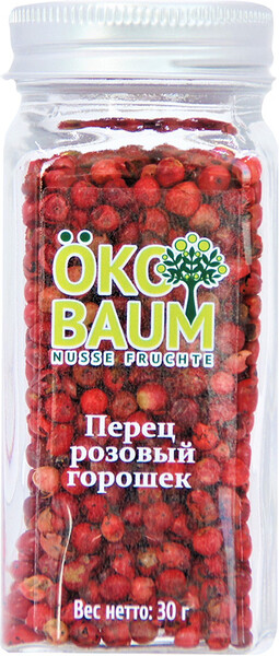 Приправа OKO BAUM перец розовый горошком 30г стекло Россия
