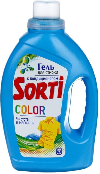 Гель для стирки Sorti Color, 1200 мл