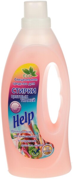 Средство для стирки цветных тканей Help, 1000 г