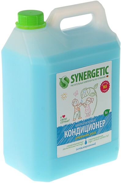 Кондиционер для белья Synergetic Утренняя роса 5л