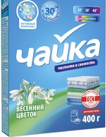 Порошок для стирки Чайка «Весенний цветок», для цветного белья, ручная стирка, 400 г