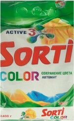 Стиральный порошок SORTI Color Автомат м/у 2400г