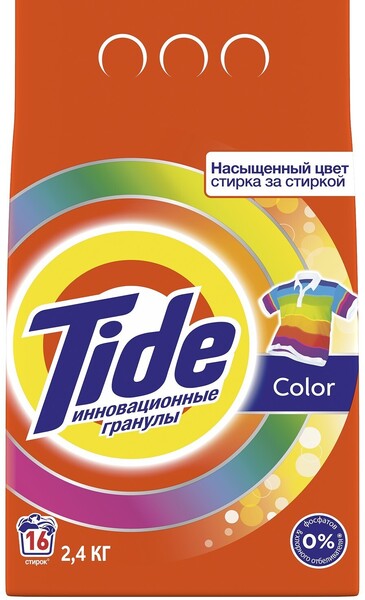 Средство для стирки Tide Color автомат 2,4 кг