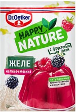 Желе Dr.Oetker Happy Nature со вкусом малины и ежевики 41 г