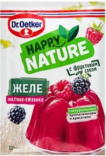Желе Dr.Oetker Happy Nature со вкусом малины и ежевики 41 г