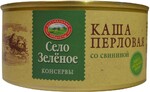 Каша Село Зеленое перловая со свининой 325 г