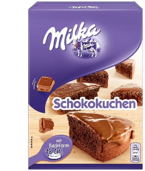 Смесь для приготовления шоколадного торта Milka Schokokuchen (Милка) 230гр