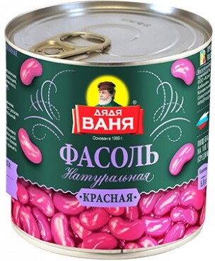 Фасоль Дядя Ваня красная , 400 гр, ж/б