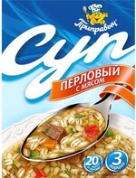 Суп Приправыч перловый с мясом , 60 гр, картон