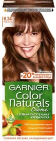 Краска для волос GARNIER Color Naturals 6.34 Карамель, с 3 маслами, 110мл Польша, 110 мл