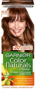 Краска для волос GARNIER Color Naturals 6.34 Карамель, с 3 маслами, 110мл Польша, 110 мл