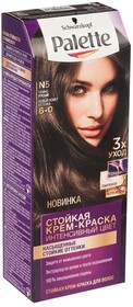 Крем-краска для волос PALETTE ICC N5 (6–0) Темно-русый, 110мл Россия, 110 мл