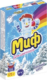 Стиральный порошок, Миф, ручная стирка, 375 гр