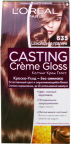 Краска для волос L'Oreal Paris Casting Creme Gloss шоколадное пралине тон 635, 180 мл
