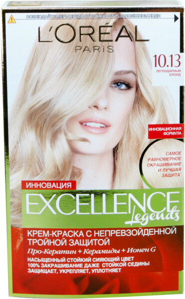 Краска д/волос Excellence 10.13 Легендарный блонд