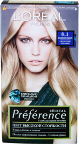 Краска для волос L'Oreal Paris Preference Копенгаген тон 8.1, 174 мл