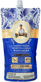 Шампунь для волос «Рецепты Бабушки Агафьи» березовый, 500 мл