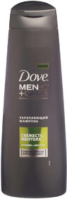 Шампунь для волос DOVE Men + Care Свежесть ментола, укрепляющий, 250мл Россия, 250 мл