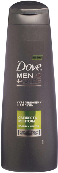 Шампунь для волос DOVE Men + Care Свежесть ментола, укрепляющий, 250мл Россия, 250 мл