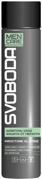 Шампунь для волос мужской Svoboda Защита от перхоти, 300 мл
