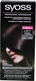 Краска для волос SYOSS 3–1 Темно–каштановый, 115мл Германия, 115 мл