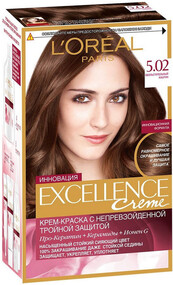 Краска д/волос Excellence 5.02 Обольстительный каштан