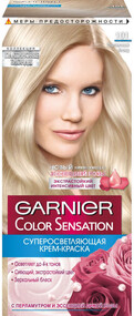 Краска для волос GARNIER Color Sensation 101, Платиновый блонд, 110мл Россия, 110 мл