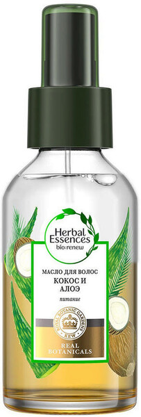 Масло для волос Herbal Essences, кокос и алоэ, 100 мл