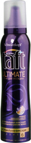 Пена для укладки волос TAFT Ultimate, экстремальная фиксация, 150мл Россия, 150 мл