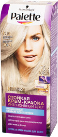 Крем-краска для волос PALETTE ICC C10 (10–1) Серебристый блондин, 110мл Россия, 110 мл