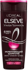 Шампунь для слабых волос ELSEVE Сила Аргинина x3, укрепляющий, 400мл Россия, 400 мл