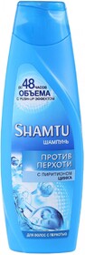 Шампунь против перхоти для волос SHAMTU с пиритионом цинка, 360мл Россия, 360 мл